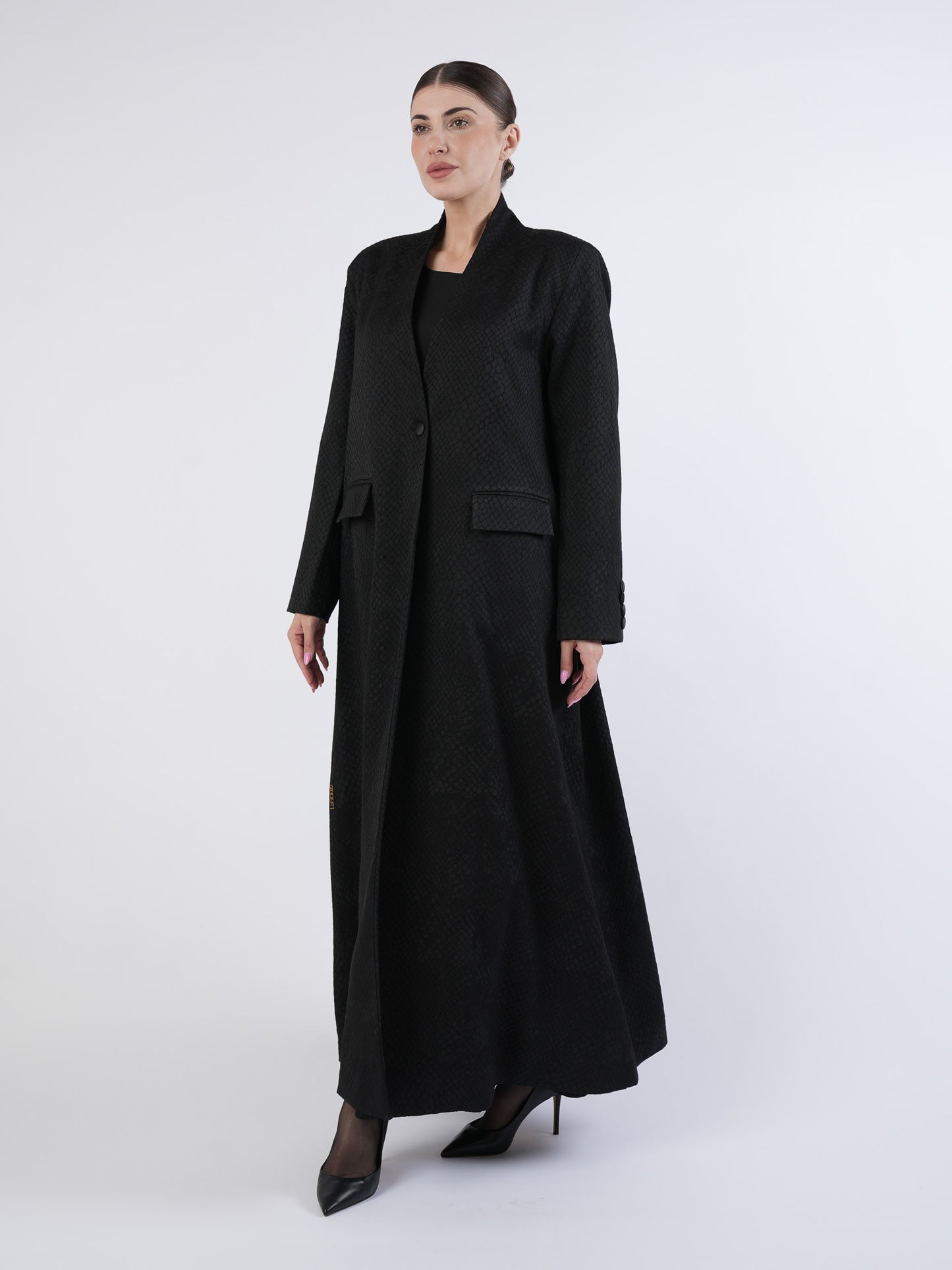 ROYAL NOIR BLAZER ABAYA