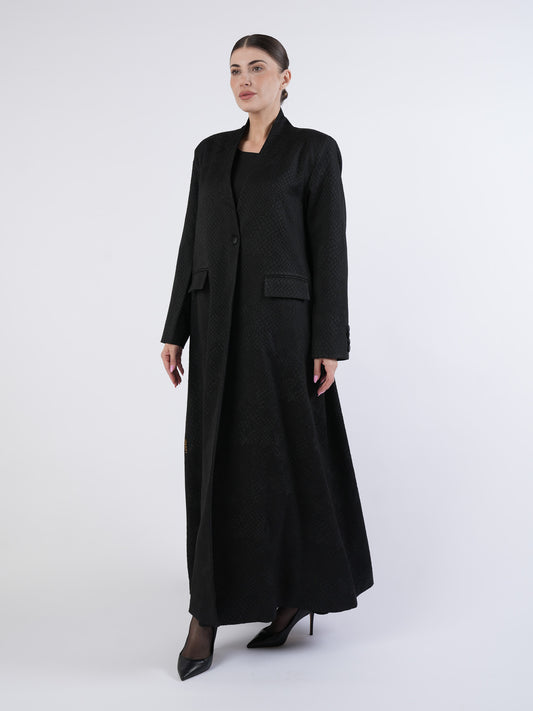 ROYAL NOIR BLAZER ABAYA