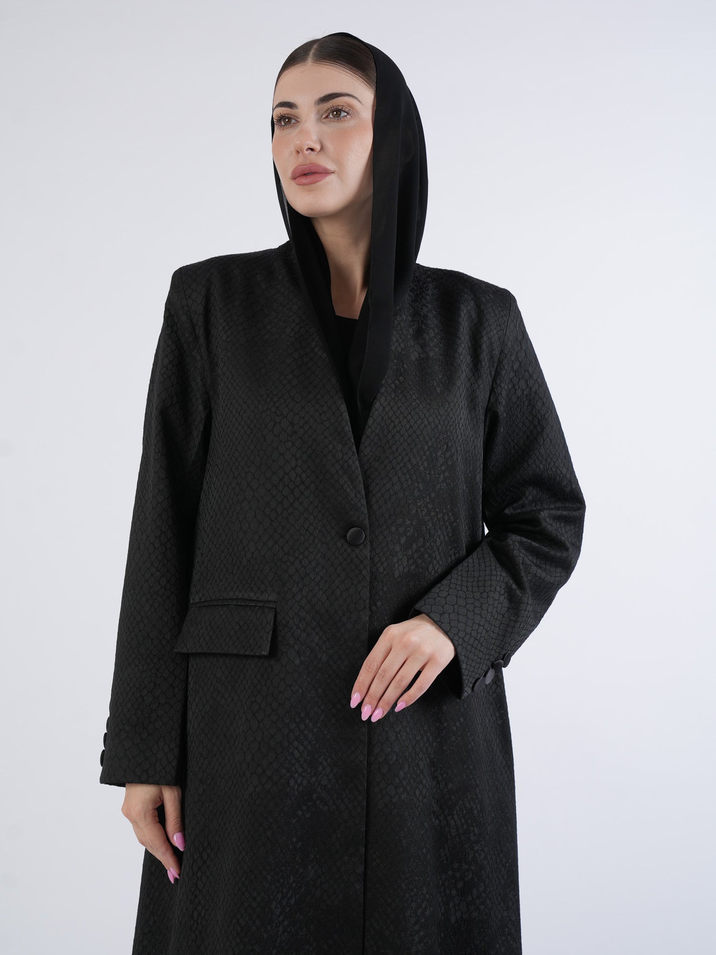 ROYAL NOIR BLAZER ABAYA