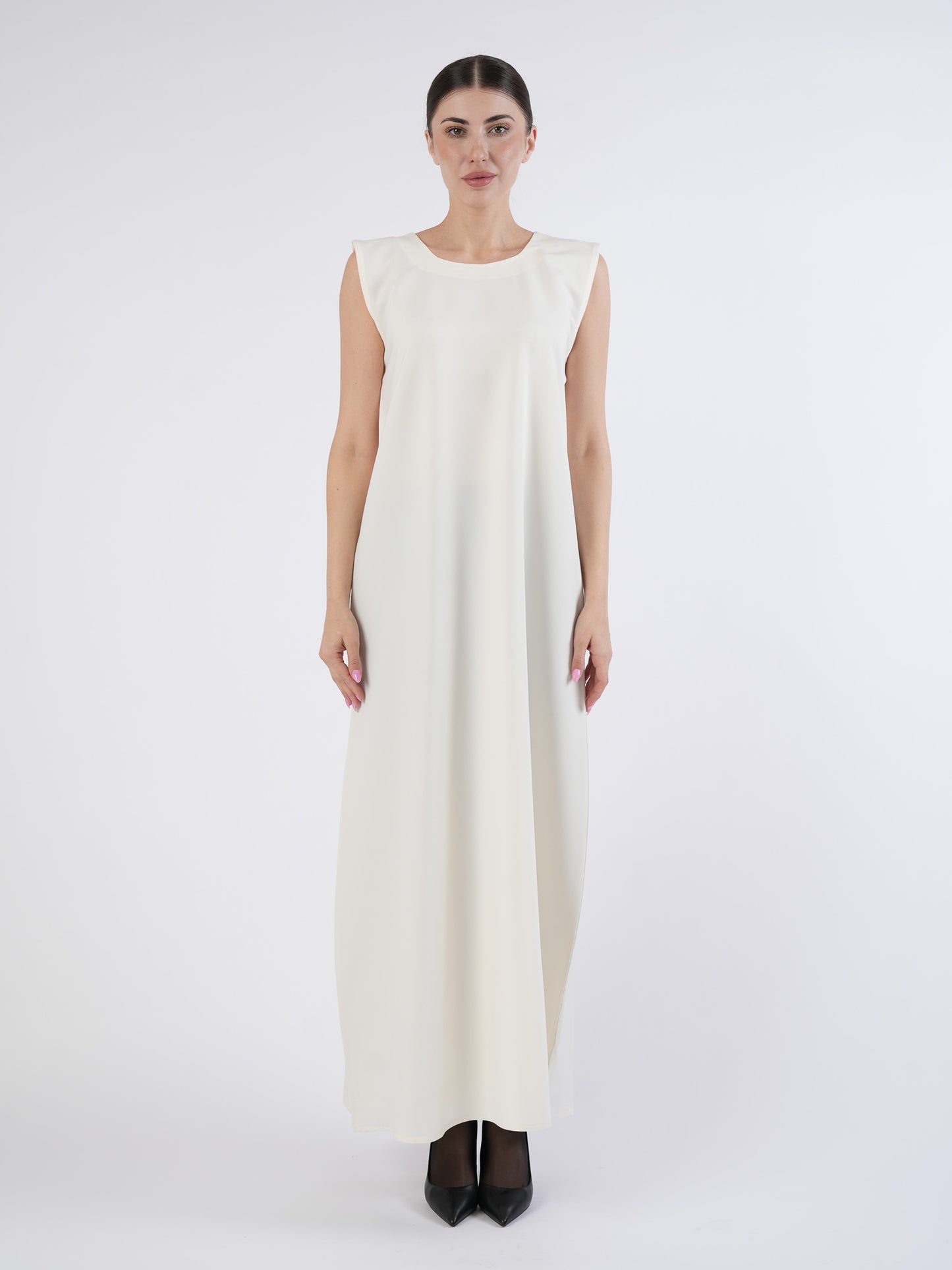 SILVER WHISPER ABAYA