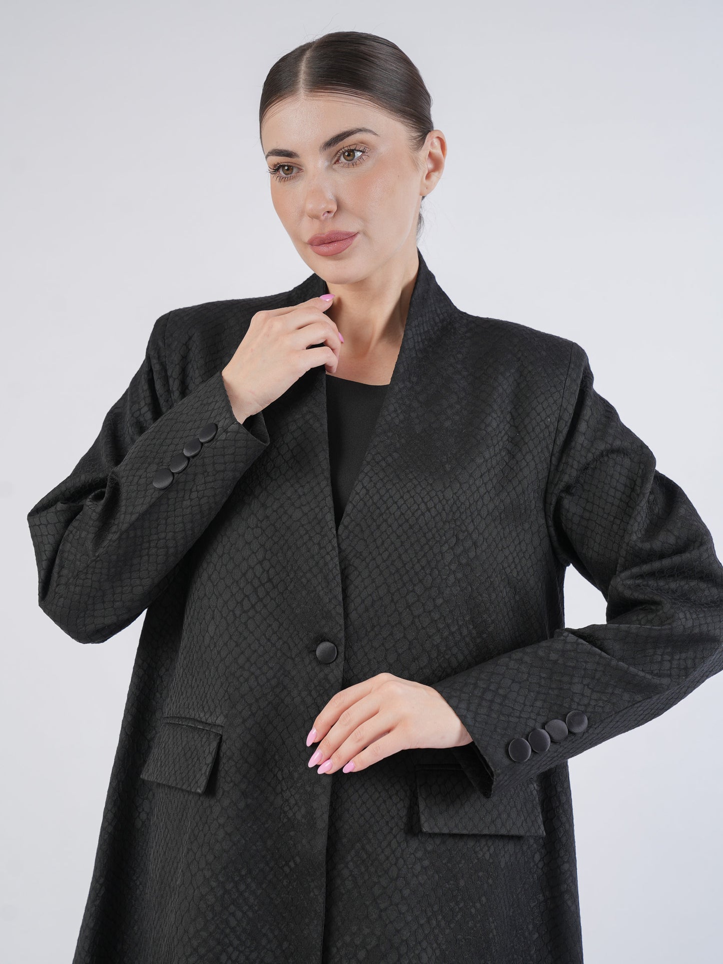 ROYAL NOIR BLAZER ABAYA
