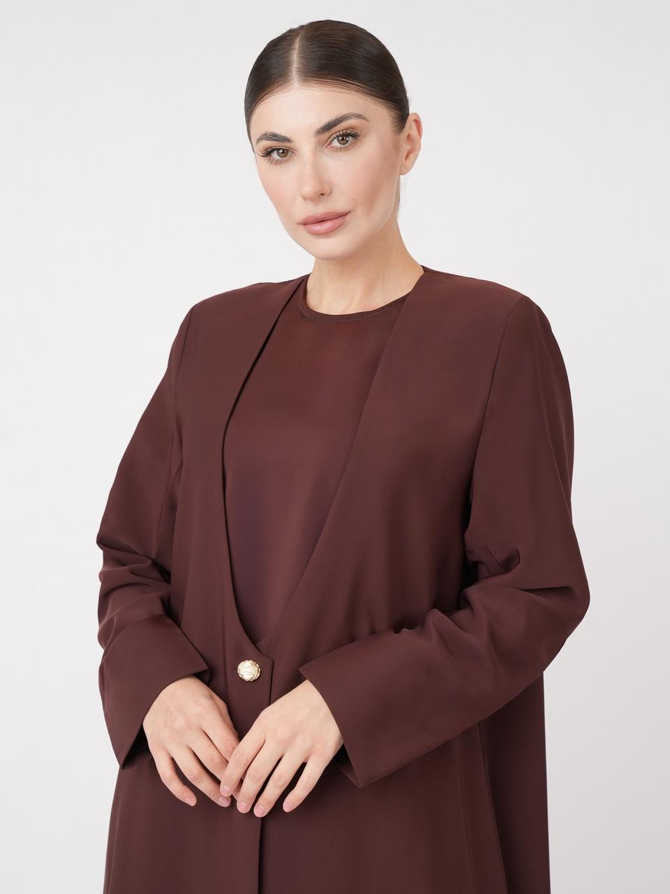 MAROON ELEGANCE ABAYA