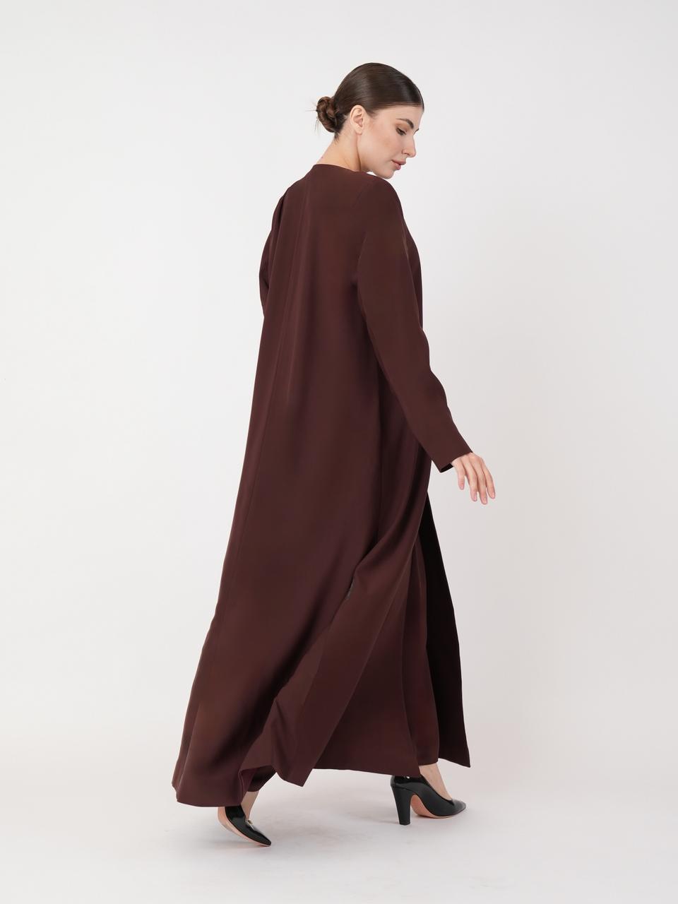 MAROON ELEGANCE ABAYA